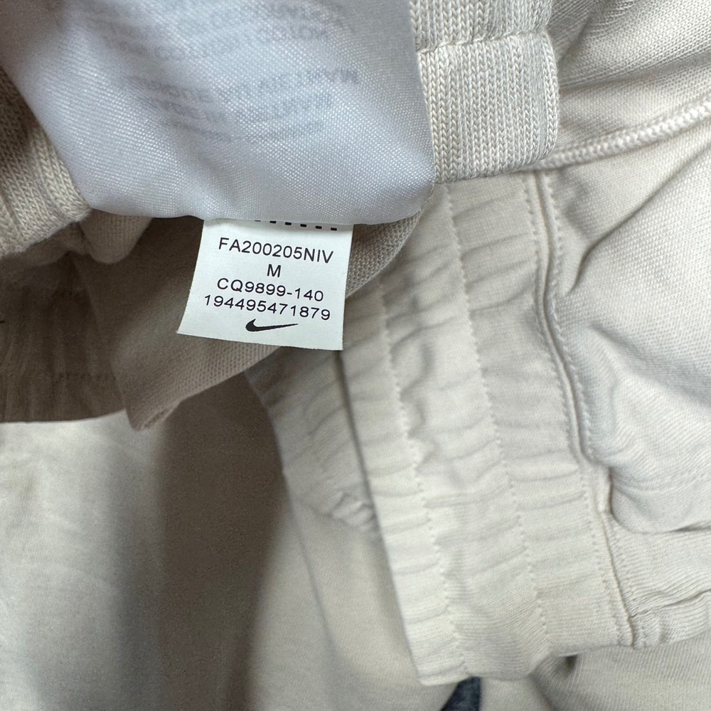 Nike Womens Medium Beige Sportswear Essential Fleece Jogger Pants (2409) - Picture 6 of 12